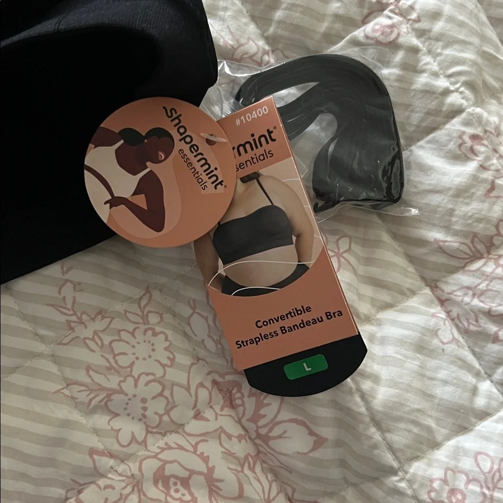 NWT Shapermint Essentials Black Bandeau - Picture 4 of 5